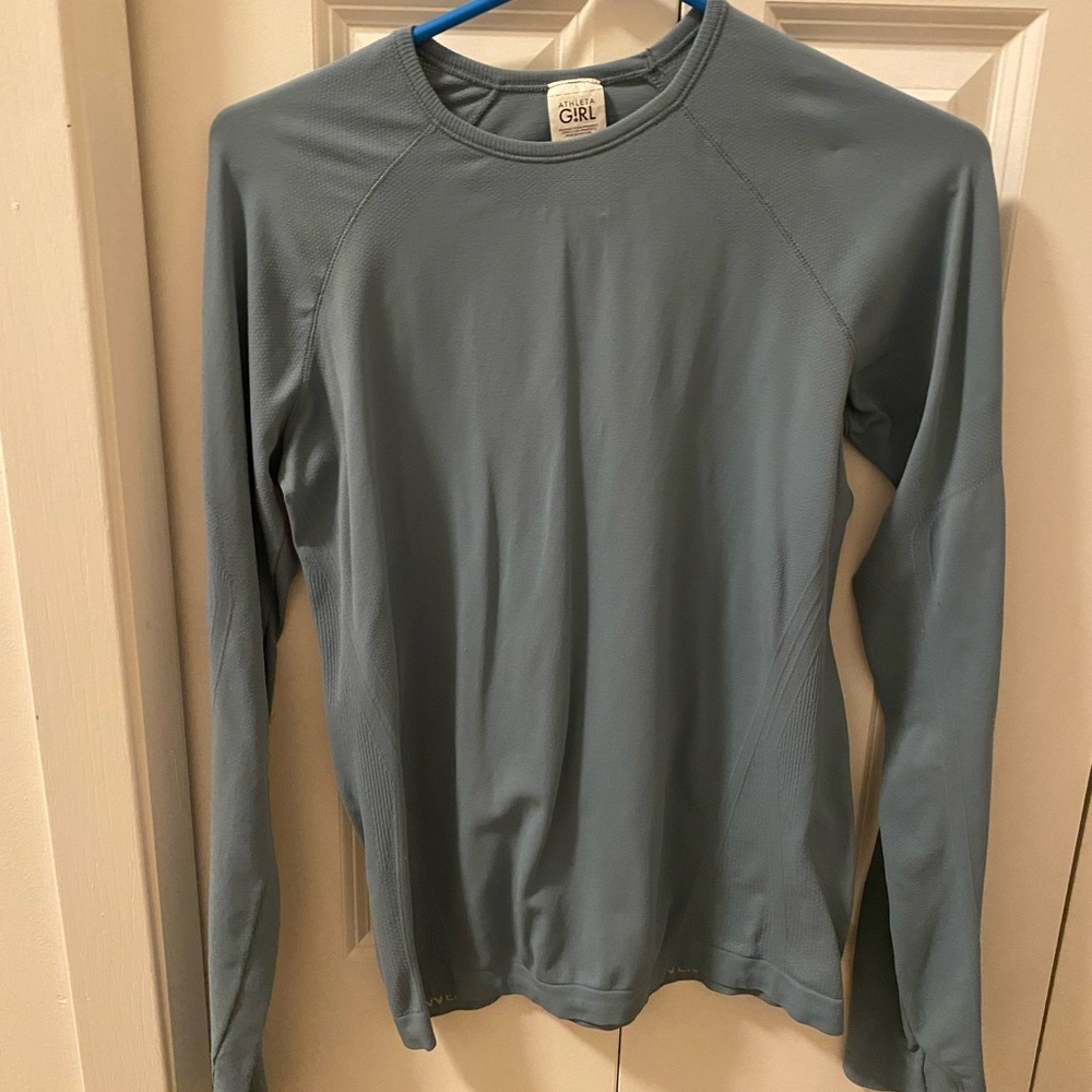 Athleta Girl Blue Long Sleeve Top